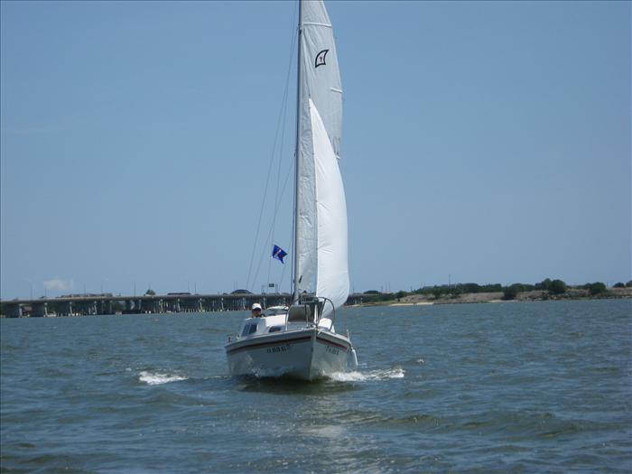 Azilee leaving the boat ramp2.JPG